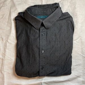 Perry Ellis grey SS shirt, size: M